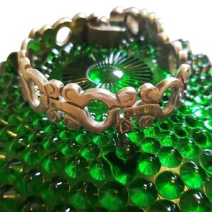 Vintage Mexican Taxco Modernist Style Silver Bracelet